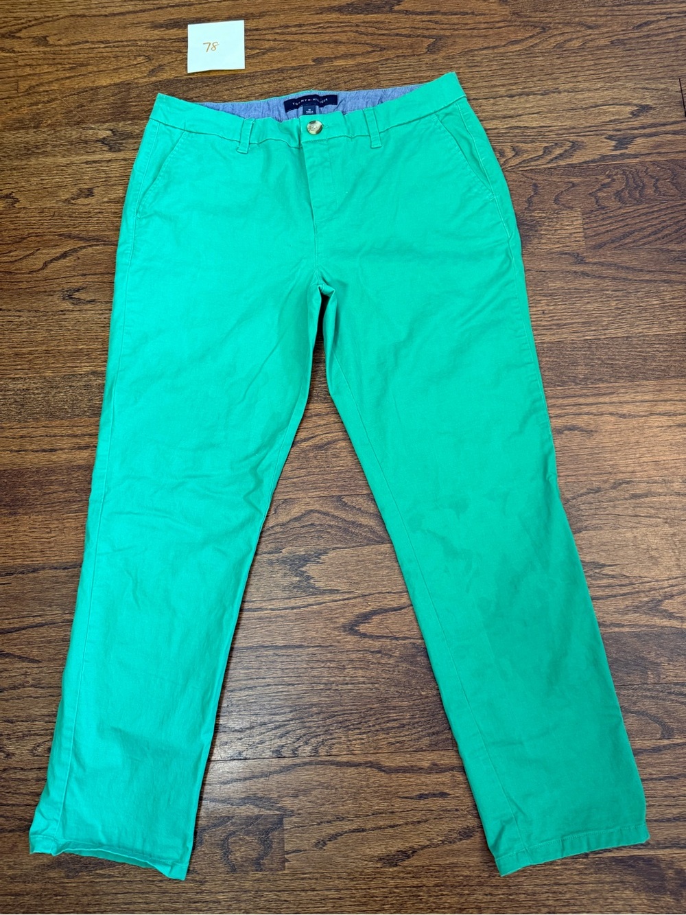 Tommy Hilfiger Bright Green Men's Chinos